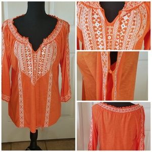 International Concepts Ladies Orange Top